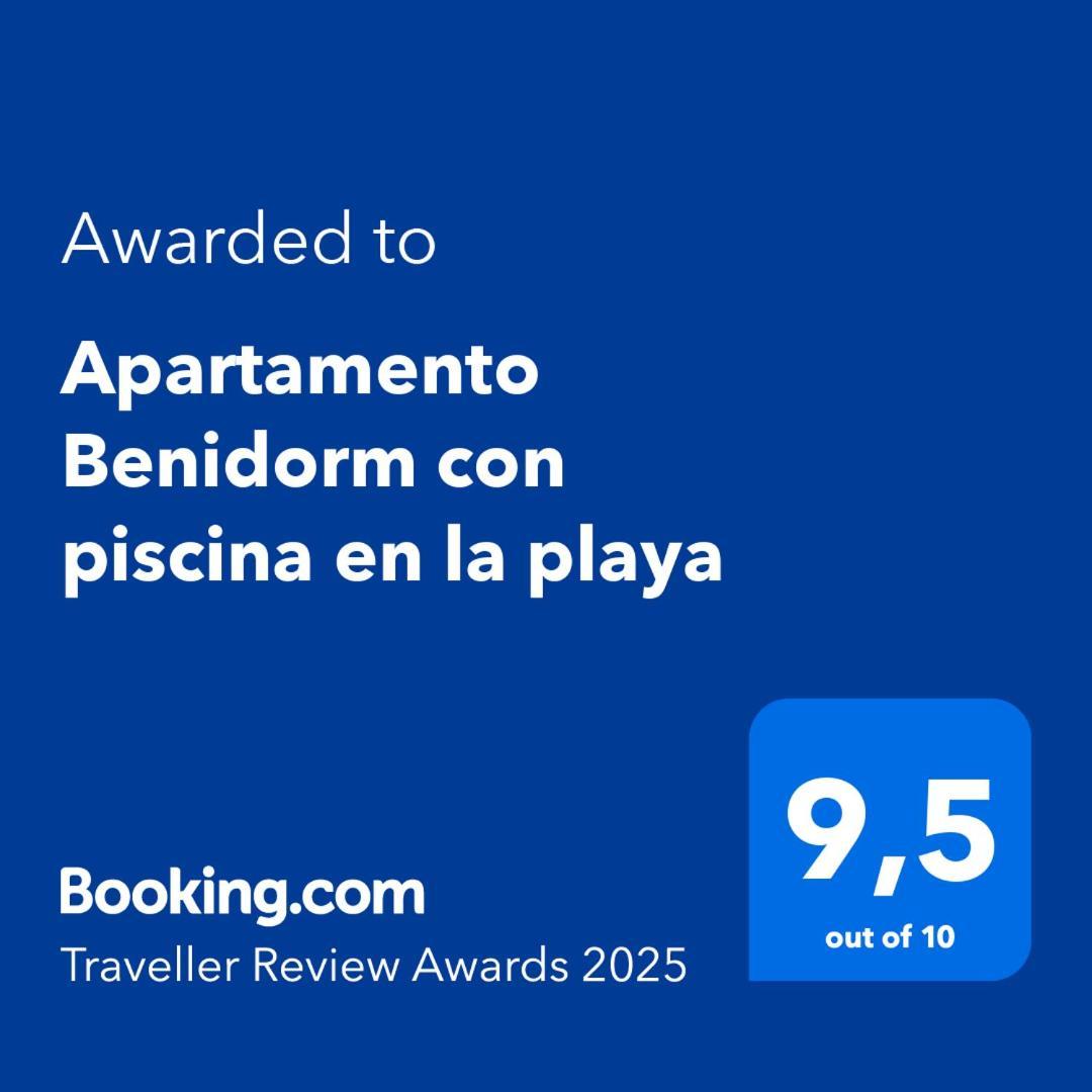 Apartamento Benidorm Con Piscina En La Playa Cala de Finestrat Eksteriør bilde